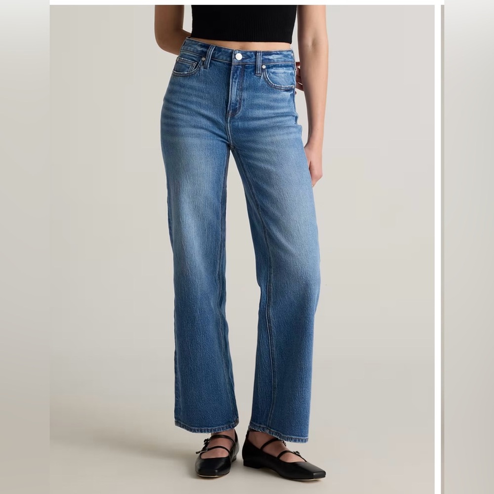 Quince Flare & Wide Leg Blue Jeans
31 waist x 30 length